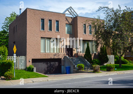 Cher homes à Montréal, Canada. Banque D'Images