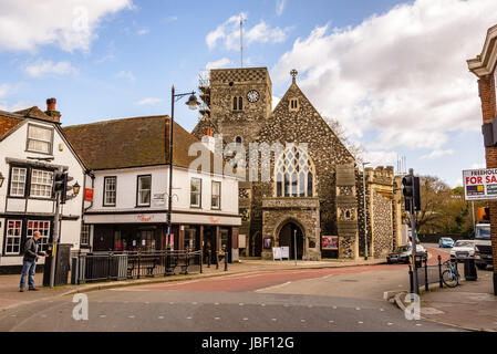 L'église Holy Trinity, High Street, DARTFORD, KENT Banque D'Images