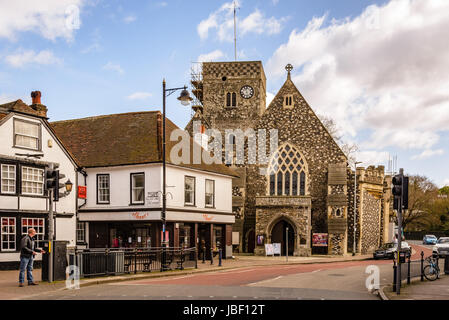 L'église Holy Trinity, High Street, DARTFORD, KENT Banque D'Images