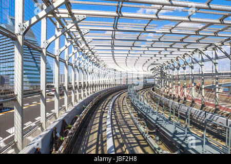 Japon Tokyo Monorail Banque D'Images