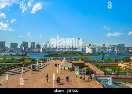 Toits de Tokyo Odaiba Banque D'Images