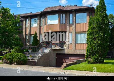 Cher homes à Montréal, Canada. Banque D'Images