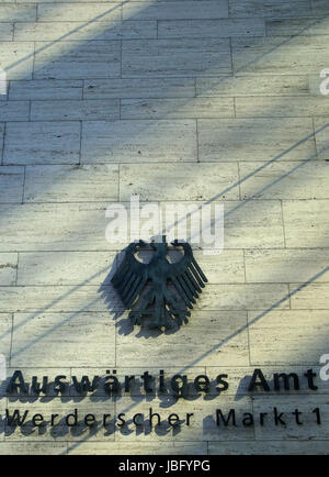 Auswärtiges Amt Deutschland / ministère allemand des affaires étrangères Banque D'Images