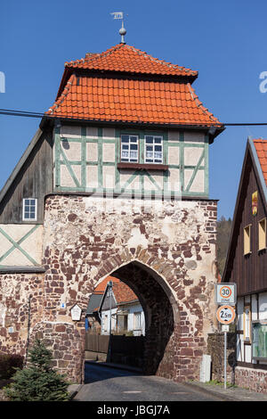 Neustadt Harz Historisches Stadttor zur Altstadt Banque D'Images