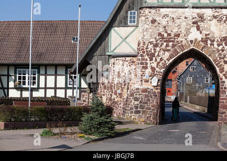 Neustadt Harz Historisches Stadttor zur Altstadt Banque D'Images