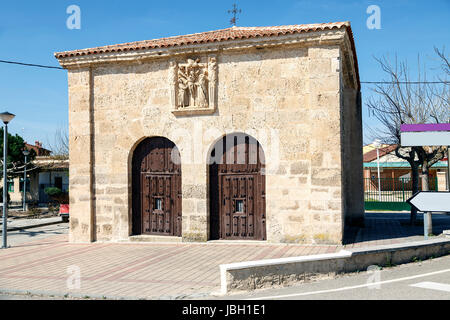 Chapelle du Santo Cristo del Humilladero dans Pesquera de Duero, Valladolid, Espagne Banque D'Images