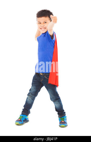 Smiling kid faire un fist pour attaquer Banque D'Images