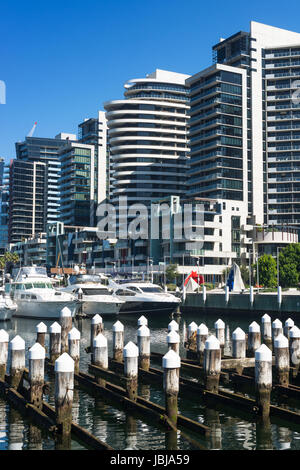 Waterfront City à Melbourne Docklands. Victoria, Australie. Banque D'Images