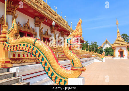 Phra Mahathat Kaen Nakhon,Wat nong wang,le plus beau temple en Thaïlande - Khon Kaen Banque D'Images