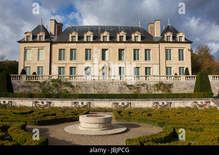 Château d'Auvers-sur-Oise, Val-d'Oise, France Banque D'Images