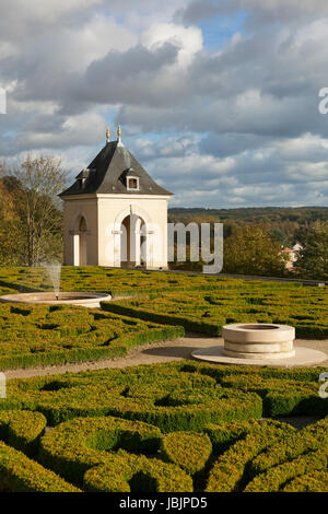 Château d'Auvers-sur-Oise, Val-d'Oise, France Banque D'Images