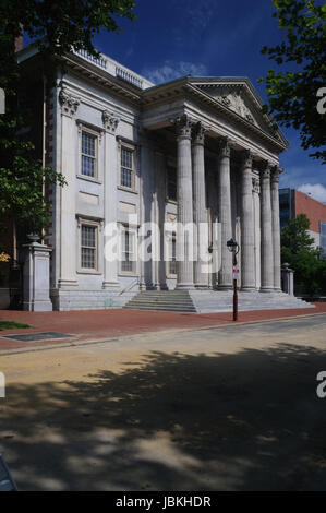 Construction de la première banque des États-Unis à Philadelphie, New York, United States Banque D'Images