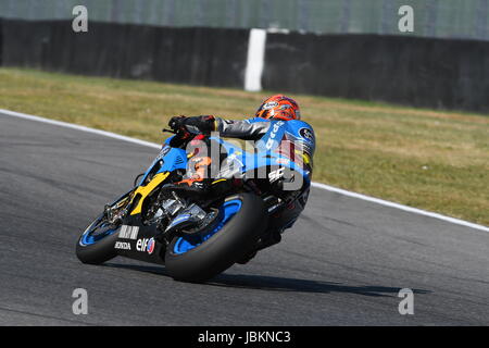 Mugello - Italie, 2 juin : Marc VDS Honda rider Australien Jack Miller au cours de 2017 GP d'Oakley MotoGP au circuit du Mugello en Italie le 2 juin 2017 Banque D'Images