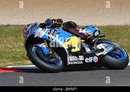 Mugello - Italie, 2 juin : Marc VDS Honda rider Australien Jack Miller au cours de 2017 GP d'Oakley MotoGP au circuit du Mugello en Italie le 2 juin 2017 Banque D'Images