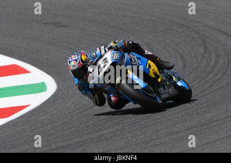 Mugello - Italie, 2 juin : Marc VDS Honda rider Australien Jack Miller au cours de 2017 GP d'Oakley MotoGP au circuit du Mugello en Italie le 2 juin 2017 Banque D'Images