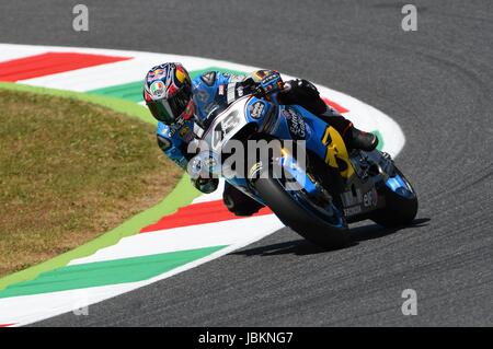 Mugello - Italie, 2 juin : Marc VDS Honda rider Australien Jack Miller au cours de 2017 GP d'Oakley MotoGP au circuit du Mugello en Italie le 2 juin 2017 Banque D'Images