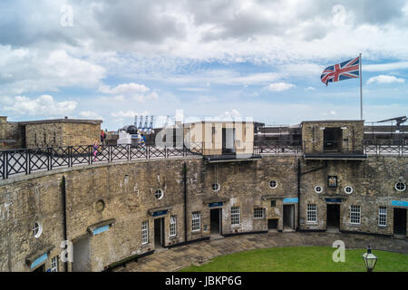 Harwich Redoubt, construit 1808-1811, Harwich, Essex, Angleterre Banque D'Images