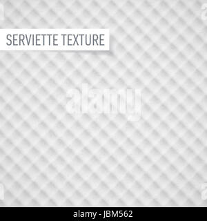 Illustration de texture réaliste serviette  +. Motif papier transparent Banque D'Images