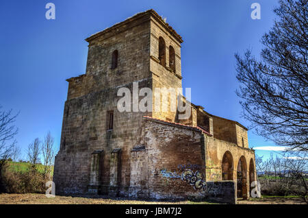 Photo à l'une église abandonnée en Espagne Banque D'Images