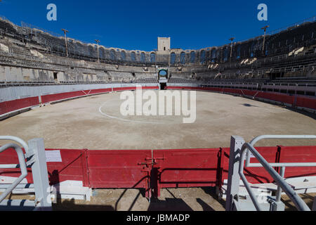 Amphithéâtre romain, Arles, France Banque D'Images