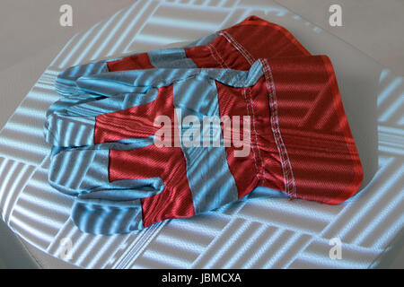 Compte tenu de la structure de trame de lecture 3D et la technologie des gants de sécurité. Banque D'Images