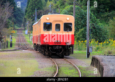 Kominato Kazusa-Nakano Rail Station à Otaki-machi Chiba au Japon Banque D'Images