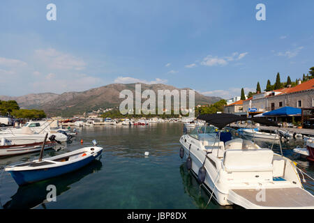 Bateaux dans Dubrovnik, Croatie Banque D'Images