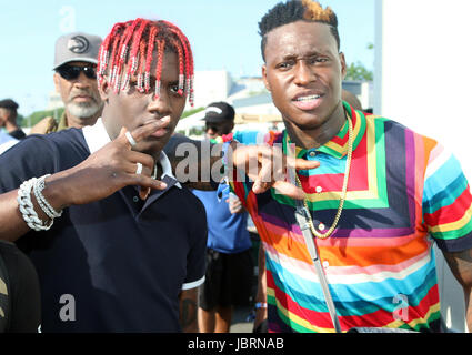 East Rutherford, NJ, USA. 11 Juin, 2017. Lil Yachty à Hot 97's Summer Jam 2017 à METLife Stadium à East Rutherford, New Jersey le 11 juin 2017. Walik Goshorn Crédit : Punch/media/Alamy Live News Banque D'Images