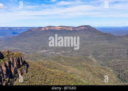 Vue sur les Blue Mountains Katoomba, près de Sydney, Australie Banque D'Images
