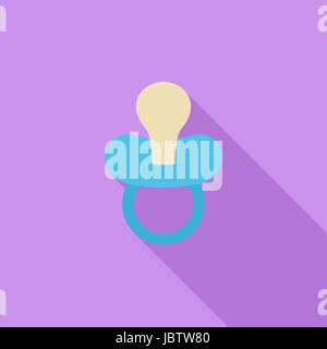 L'icône du mamelon. Télévision avec l'icône des vecteur long shadow pour applications web et mobiles. Il peut être utilisé comme logo -, le pictogramme, l'icône, l'élément infographique Illustration de Vecteur