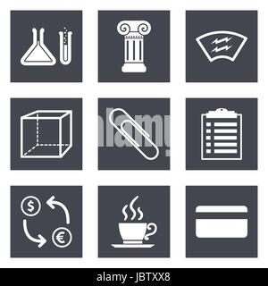 Icônes pour le Web Design et l'ensemble des applications mobiles 6. Vector illustration. Illustration de Vecteur