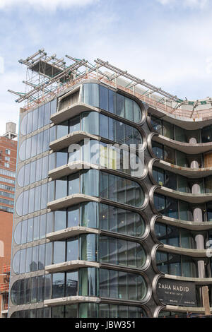 Zaha Hadid apartment building, New York Banque D'Images