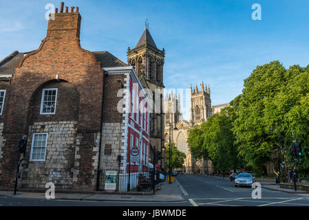 La magnifique vieille ville de York, dans le Yorkshire, Angleterre Banque D'Images