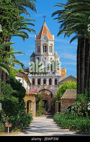 Abbaye de Lérins, Cannes, France Banque D'Images