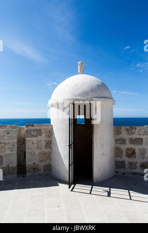 Tour d'observation en dôme dans les murailles, Dubrovnik, Croatie Banque D'Images