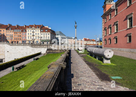 La Pologne, la ville de Varsovie, Vieille Ville skyline and cityscape Banque D'Images