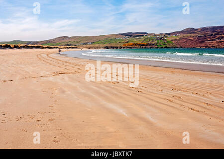 Plage de Killahoey, une plage pavillon bleu à Dunfanaghy, comté de Donegal, Irlande Banque D'Images