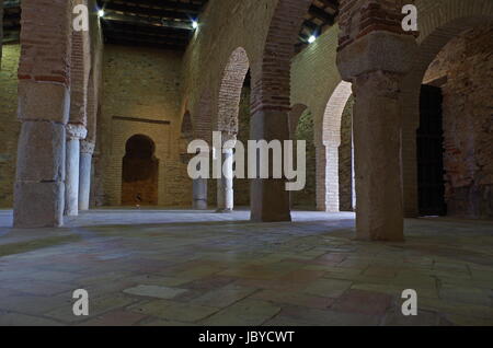 Mosquée d'almonaster, une célèbre attraction voyage à Huelva Andalousie, espagne. Banque D'Images