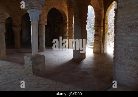 Mosquée d'almonaster, une célèbre attraction voyage à Huelva Andalousie, espagne. Banque D'Images