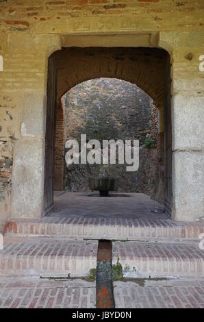 Mosquée d'almonaster, une célèbre attraction voyage à Huelva Andalousie, espagne. Banque D'Images