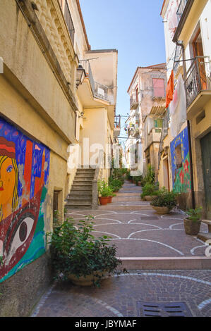 Ruelle. Diamante. La Calabre. L'Italie. Banque D'Images