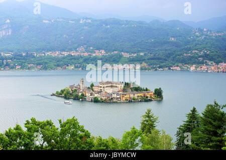 Ortasee - Lac d'Orta 01 Banque D'Images