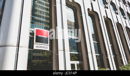 Nanterre, France, 09 mai, 2017 - voir l'Agence de la Société Générale à la défense, Paris. Société Générale est une multinationale française d'avion et financial Banque D'Images