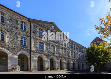 La France, l'Allier (43), le Monastier-sur-Gazeille, l'abbaye bénédictine // France, la Haute Loire, le Monastier-sur-Gazeille, abbaye bénédictine Banque D'Images