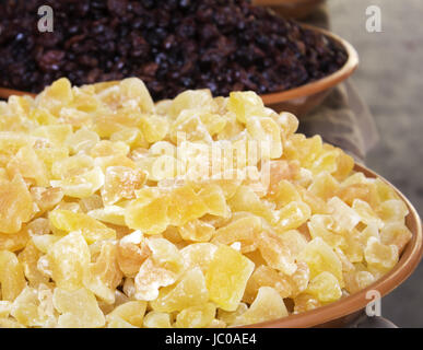 Sweet orange dans les aliments secs, des desserts et du marché gummies Banque D'Images