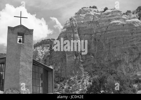 Monastère de Christ dans le désert, Abiquiu, NM Banque D'Images