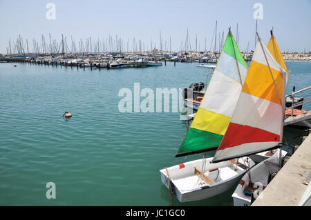 Ashkelon Marina et yacht club, Ashkelon, Israël, Banque D'Images