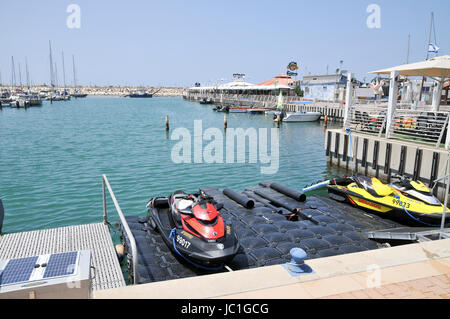 Ashkelon Marina et yacht club, Ashkelon, Israël, Banque D'Images