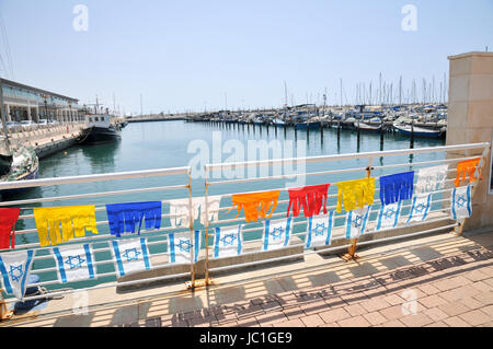 Ashkelon Marina et yacht club, Ashkelon, Israël, Banque D'Images