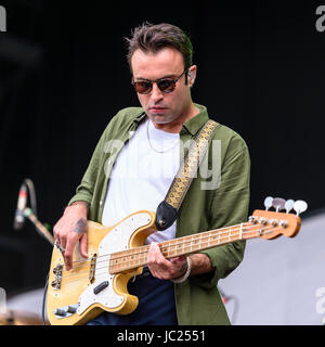 Belfast, Irlande du Nord. 14 Jun 2017 - The Kooks lancer le Belsonic Festival de Musique Banque D'Images